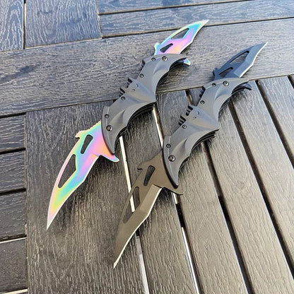 Dual-Blade Batman Flip knife