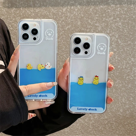 Floating Duck iPhone Case