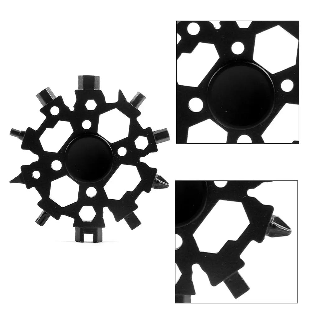 23-in-1 Snowflake Multi Tool Fidget Spinner